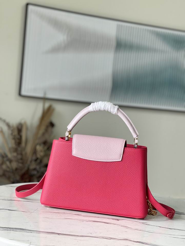 M20845玫红拼色珐琅花31.5x20x11cm gf (3)