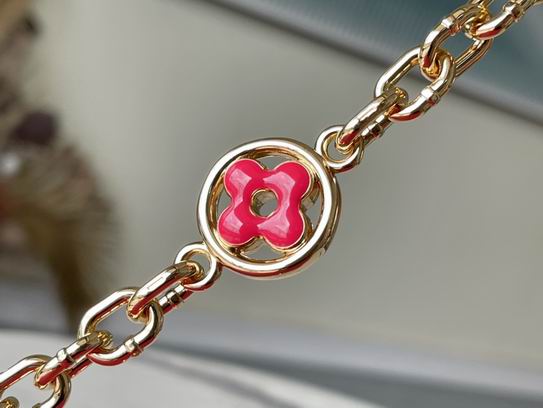 M20845玫红拼色珐琅花31.5x20x11cm gf (5)