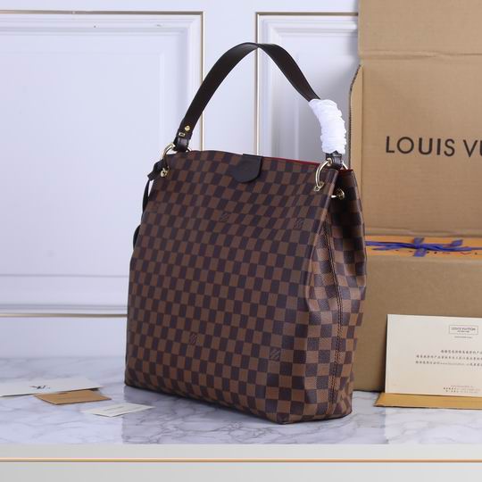 M43704咖啡红 白格粉35.5x14x33.5cm ww (2)