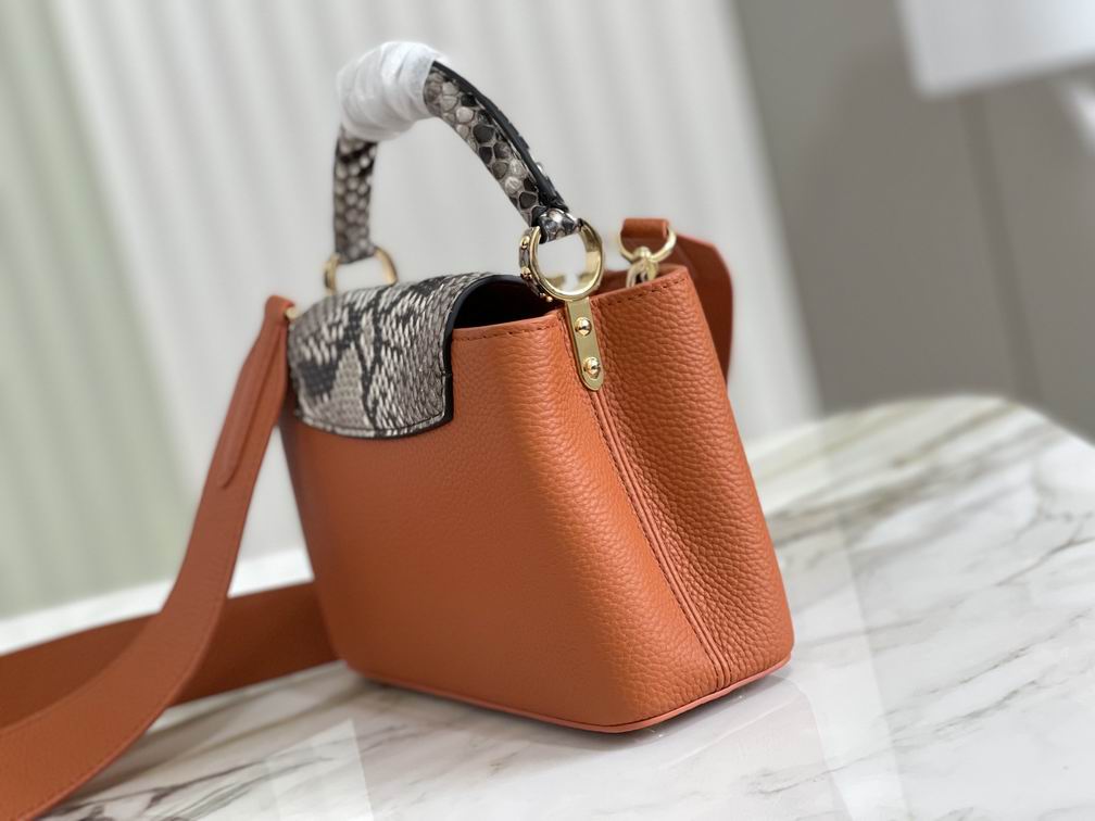 N99387 M48865焦糖蛇肩21x14x8cm gf (3)