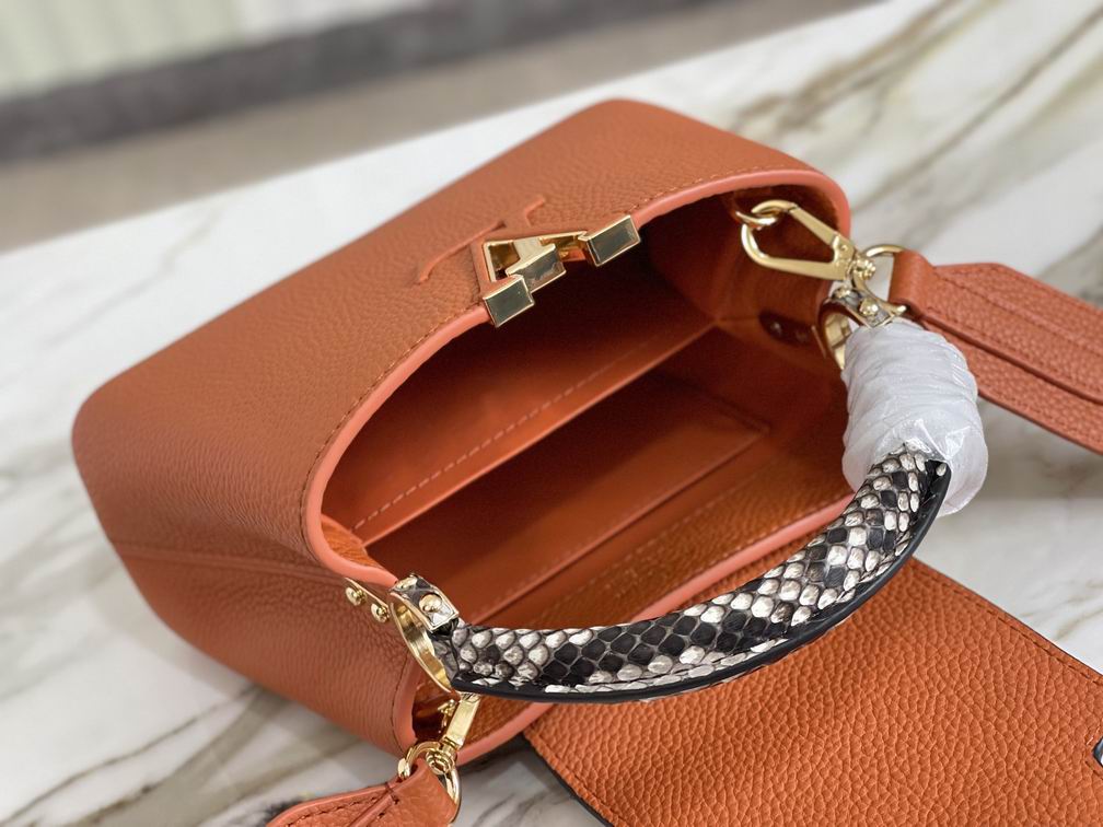 N99387 M48865焦糖蛇肩21x14x8cm gf (9)