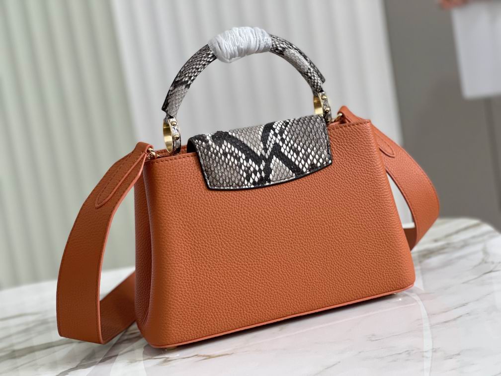 N99387 M48865焦糖蛇肩27x18x9cm gf (2)