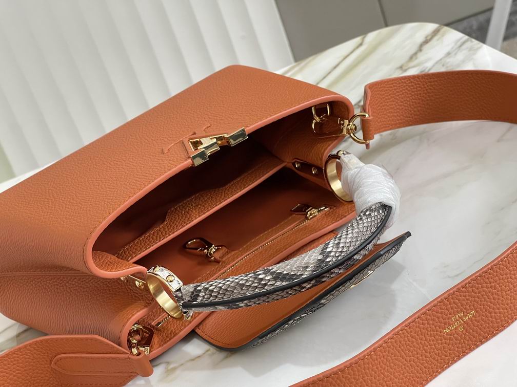 N99387 M48865焦糖蛇肩27x18x9cm gf (9)