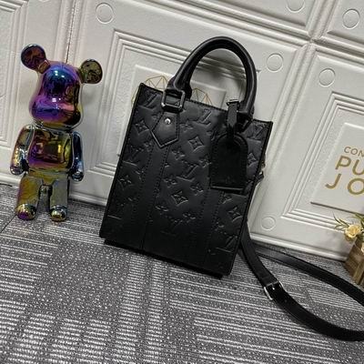 Sac Plat M46453黑花 老花 压花19x22x7cm ss (2)