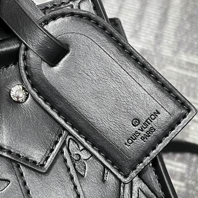 Sac Plat M46453黑花 老花 压花19x22x7cm ss (6)