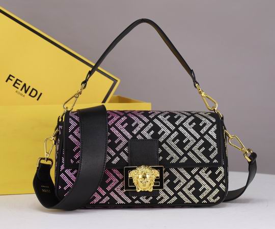 Fendi 7701彩色烫钻 28x7.5x14cm ww (2)
