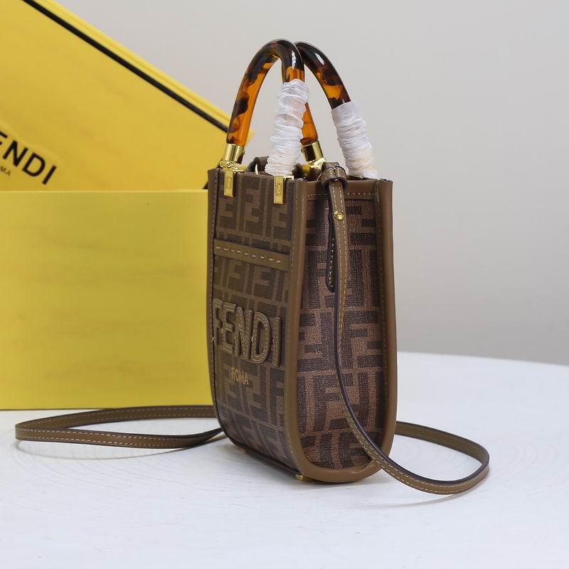Fendi 7710啡色14.5x6x18cm ww (3)