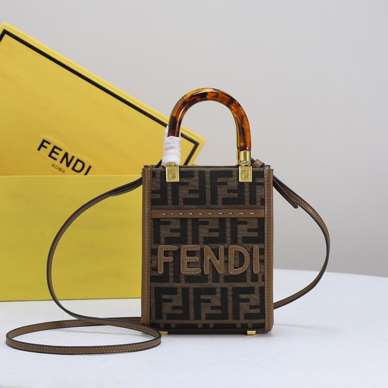 Fendi 7712啡色14.5x6x18cm ww (1)