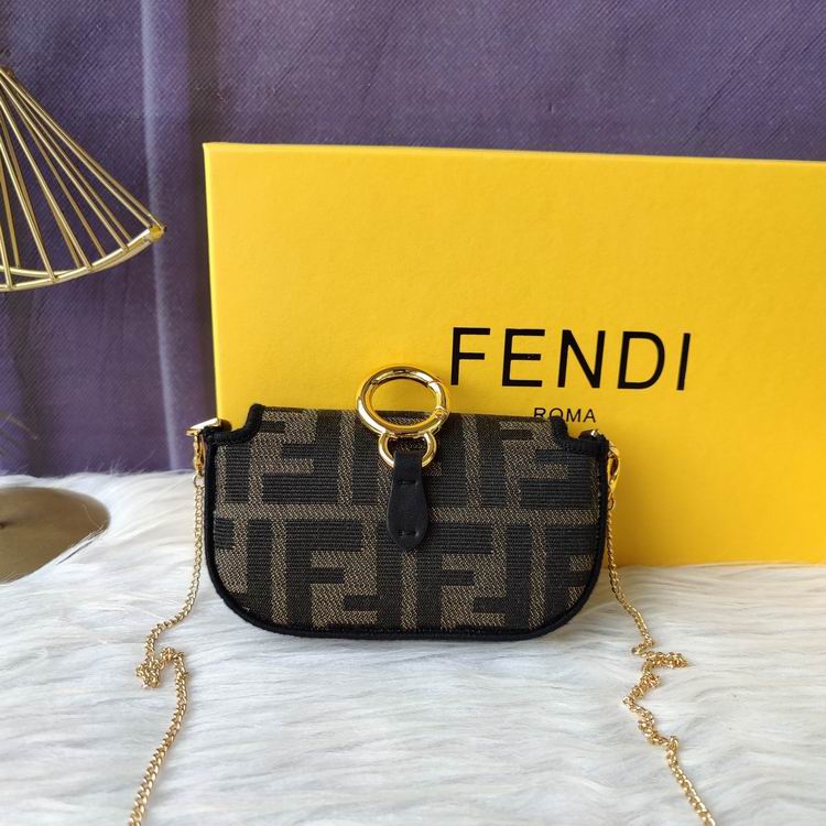 Fendi F7AR845咖啡 11x6.5x2.5cm zy (2)