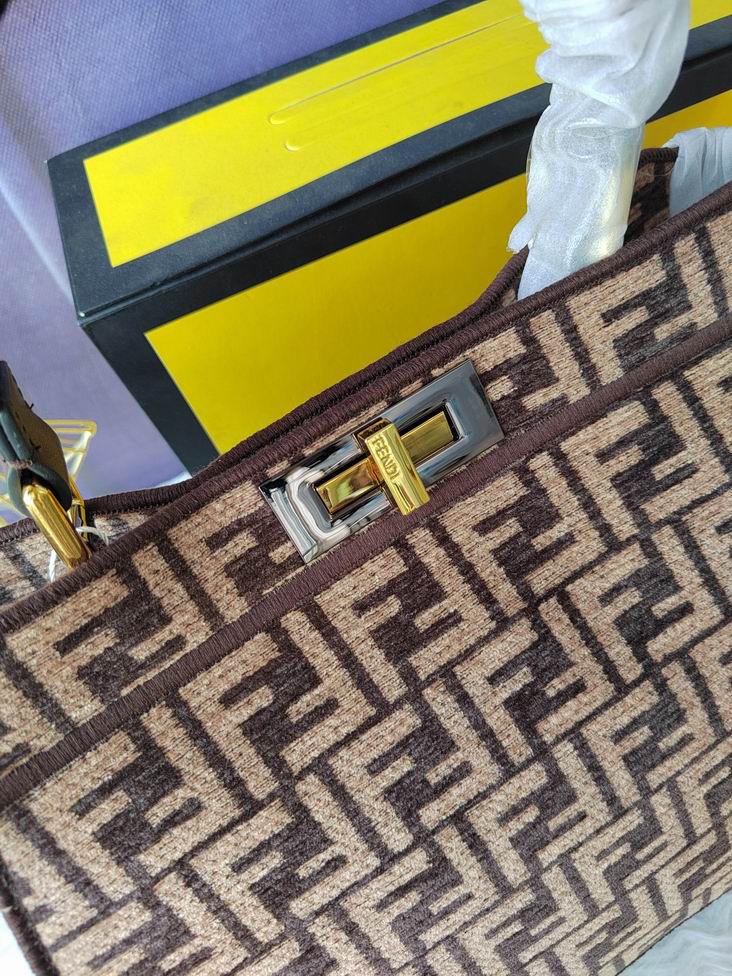 Fendi peekaboo 33.5x25.5x13cm zy (14)