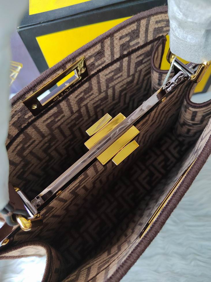 Fendi peekaboo 33.5x25.5x13cm zy (15)