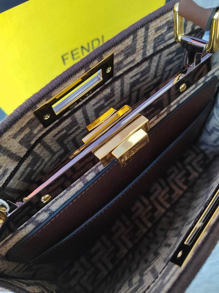 Fendi peekaboo 33.5x25.5x13cm zy (16)