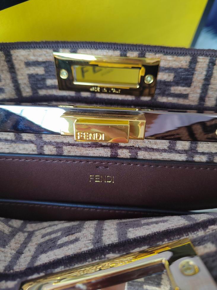 Fendi peekaboo 33.5x25.5x13cm zy (17)