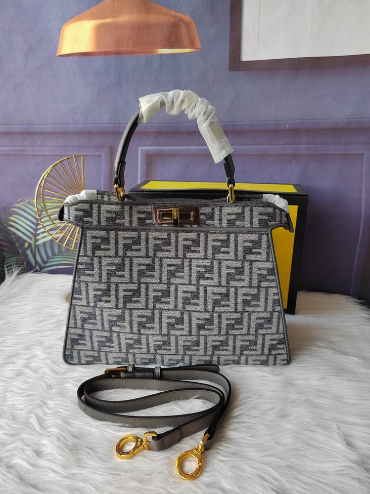 Fendi peekaboo 33.5x25.5x13cm zy (20)