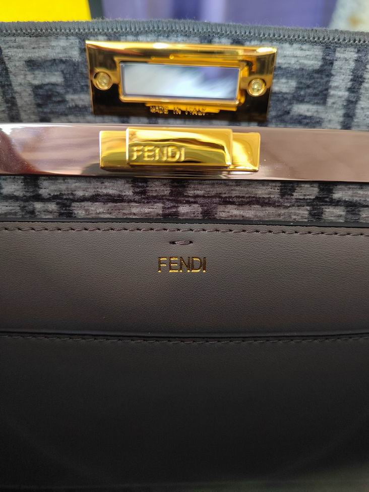 Fendi peekaboo 33.5x25.5x13cm zy (28)