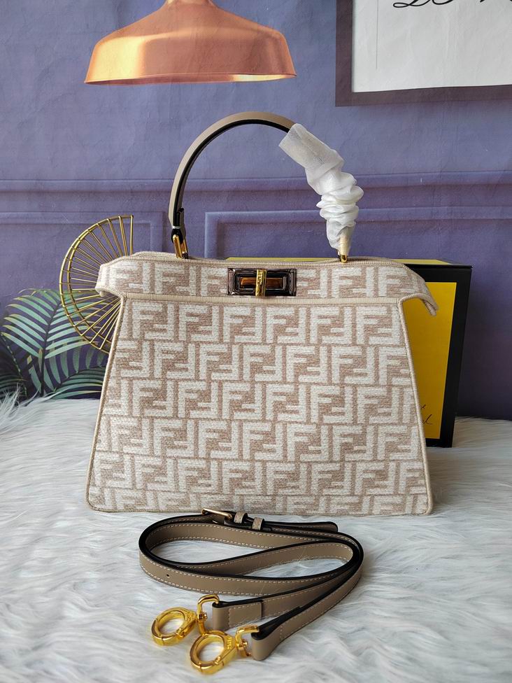 Fendi peekaboo 33.5x25.5x13cm zy (5)