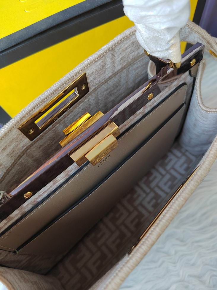 Fendi peekaboo 33.5x25.5x13cm zy (6)