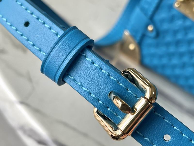 M46358蓝 玫红全皮24.5x16.5x8.5cm gf (15)