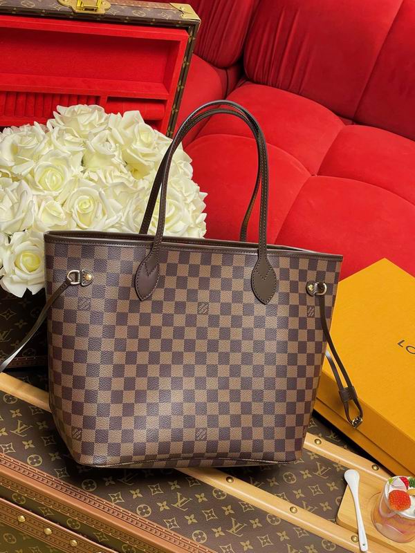 Neverfull N41358棕色棋盘格32x29x17cm gf (3)