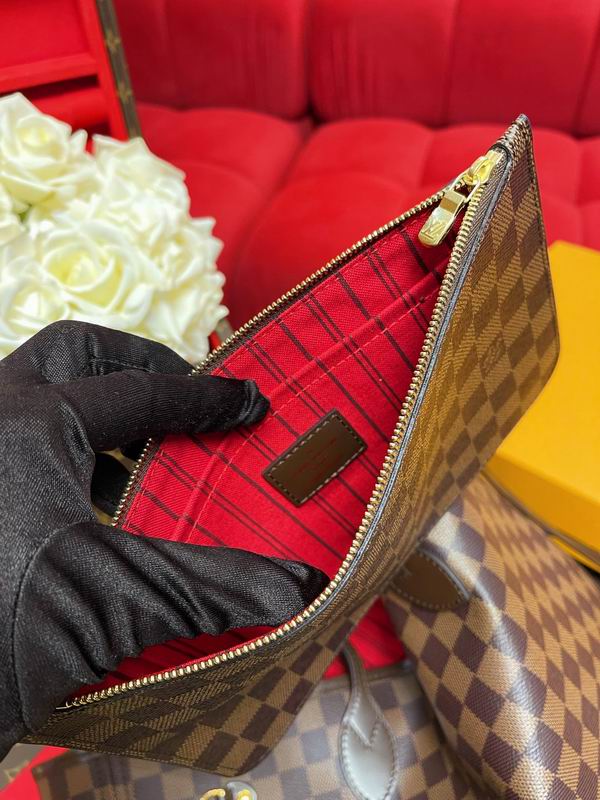 Neverfull N41358棕色棋盘格32x29x17cm gf (7)