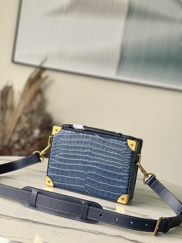 Soft Trunk M59351蓝鳄鱼纹21.5x15x7cm gf (2)