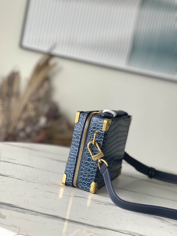 Soft Trunk M59351蓝鳄鱼纹21.5x15x7cm gf (3)