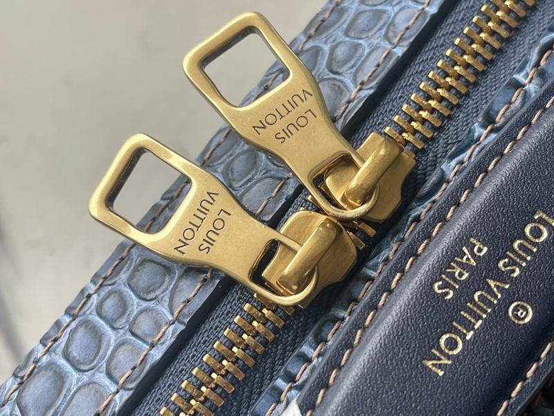 Soft Trunk M59351蓝鳄鱼纹21.5x15x7cm gf (7)