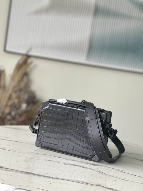 Soft Trunk M59351黑鳄鱼纹21.5x15x7cm gf (2)