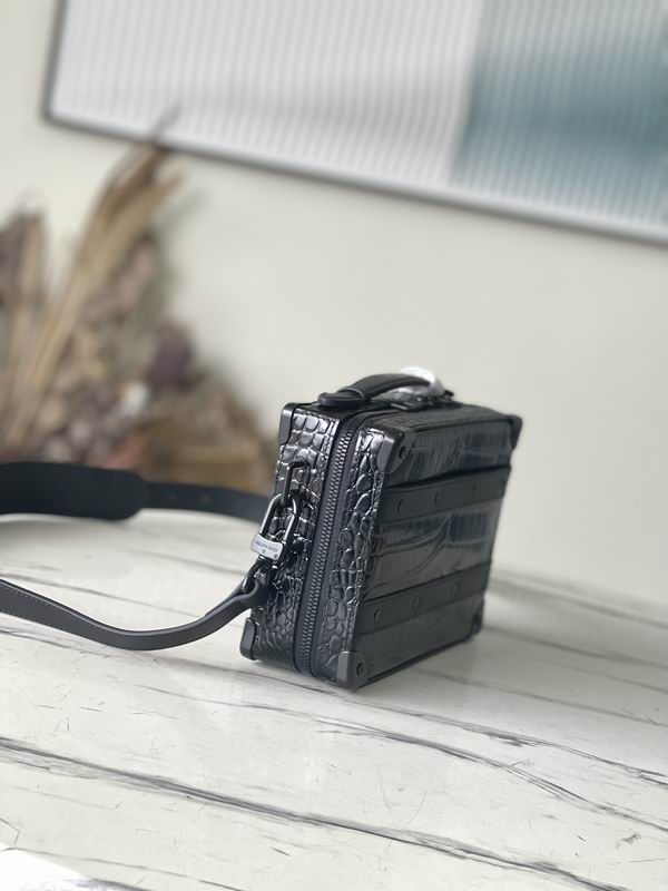 Soft Trunk M59351黑鳄鱼纹21.5x15x7cm gf (4)