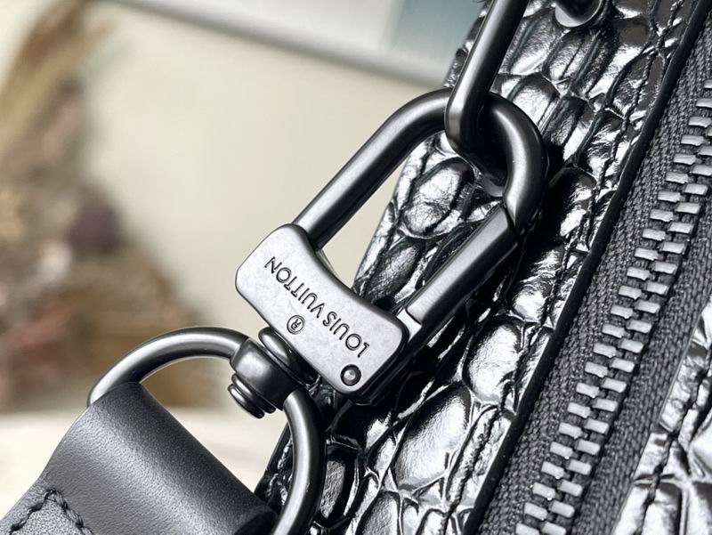 Soft Trunk M59351黑鳄鱼纹21.5x15x7cm gf (5)