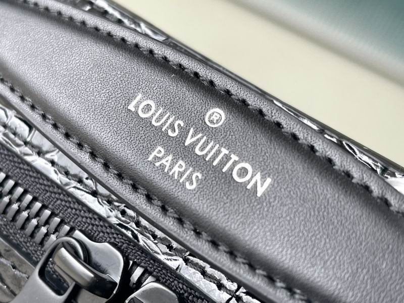 Soft Trunk M59351黑鳄鱼纹21.5x15x7cm gf (6)