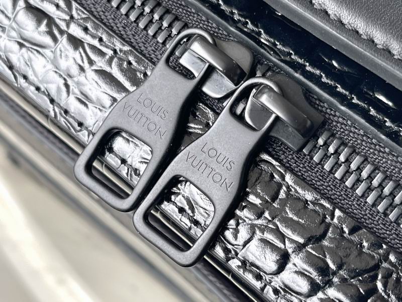 Soft Trunk M59351黑鳄鱼纹21.5x15x7cm gf (7)