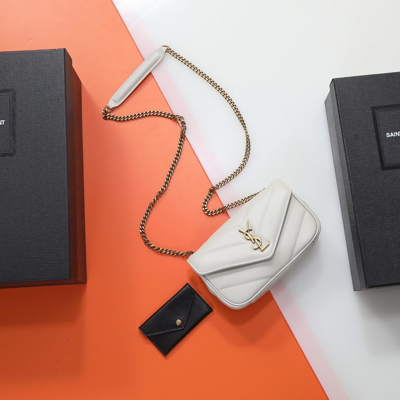 YSL 821749 20x12x6cm 8D1_1