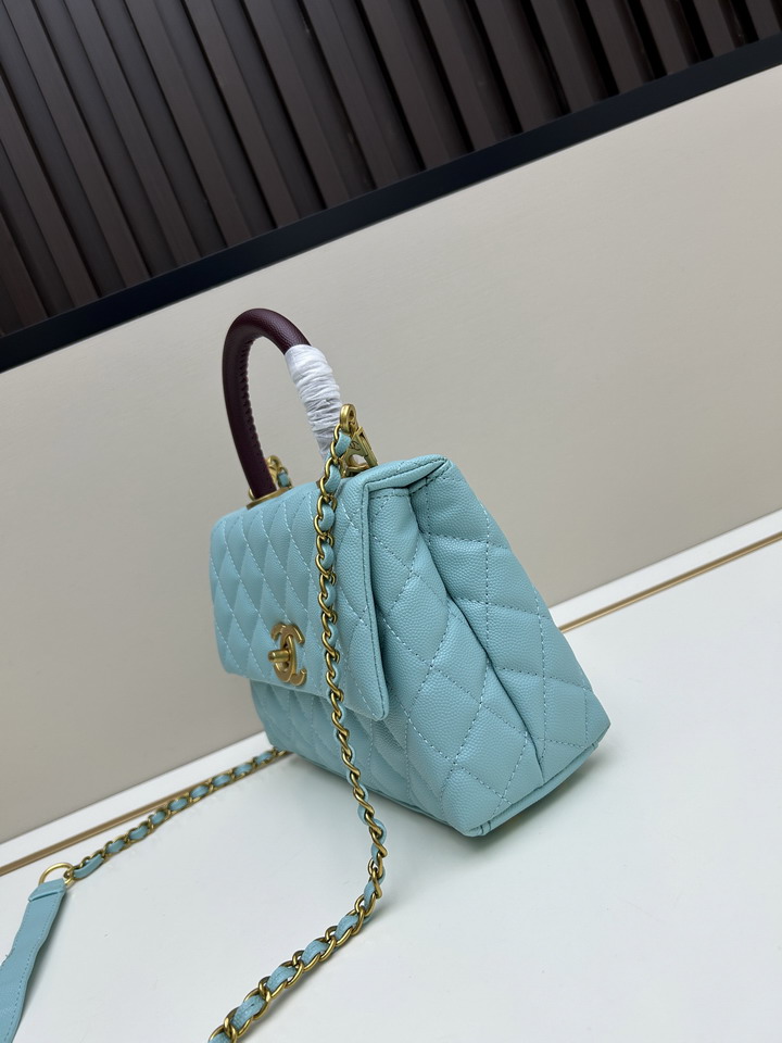 Chanel handle 2402 22x15x8cm jj_2