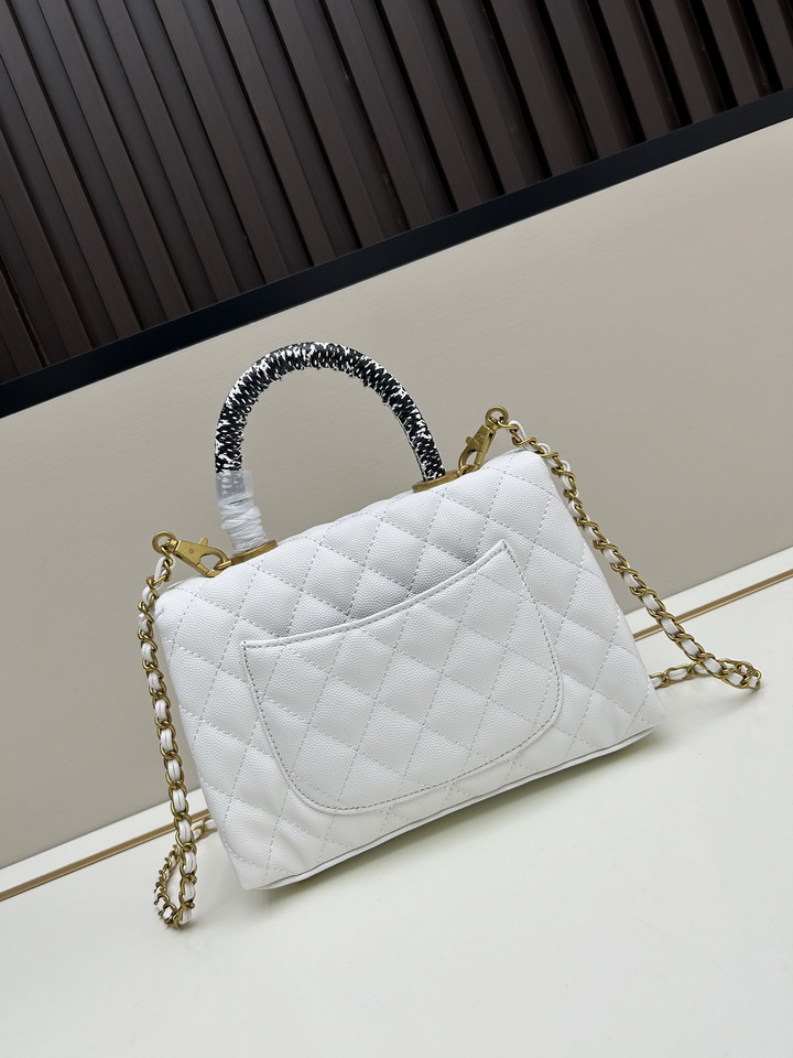 Chanel handle 2402 22x15x8cm jj3_3