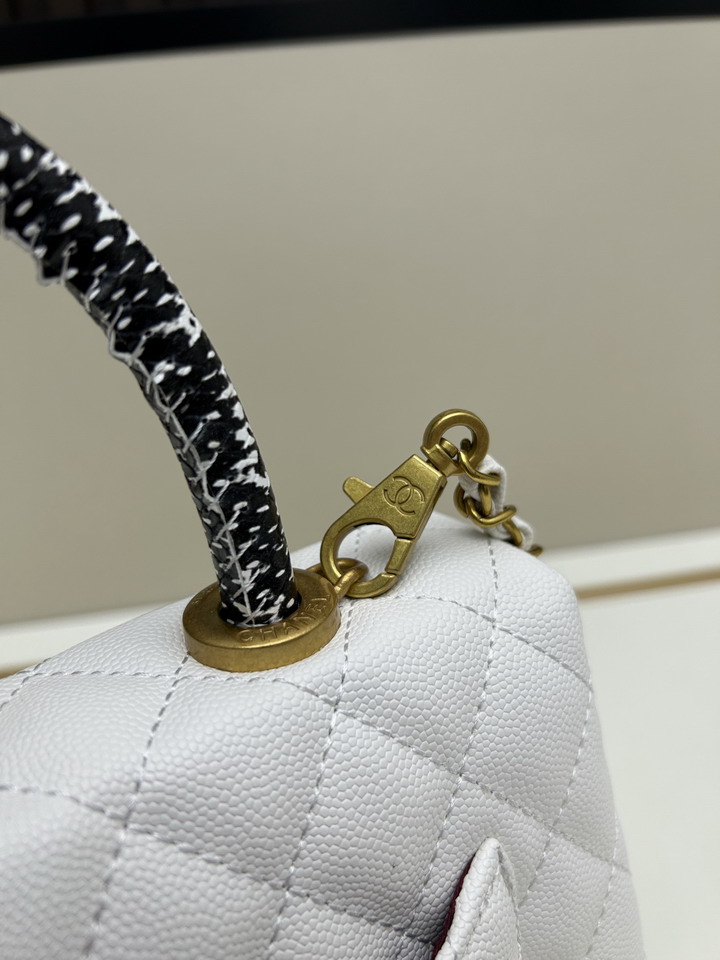 Chanel handle 2402 22x15x8cm jj3_4