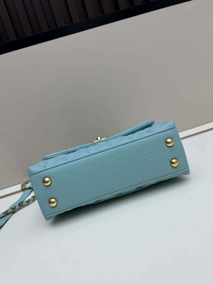 Chanel handle 2402 22x15x8cm jj_6