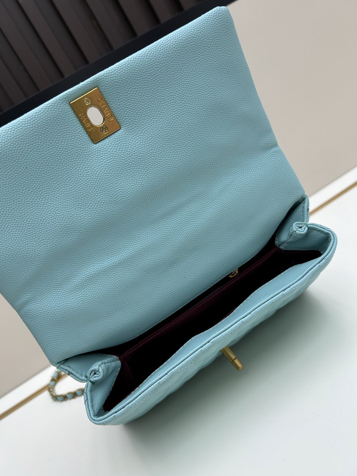 Chanel handle 2402 22x15x8cm jj_7