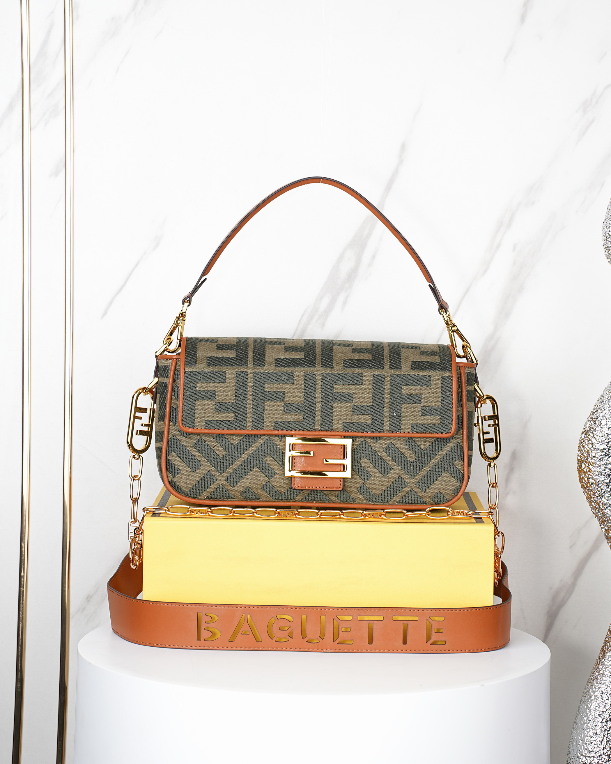 Fendi baguette 27x6x14cm jj5_1