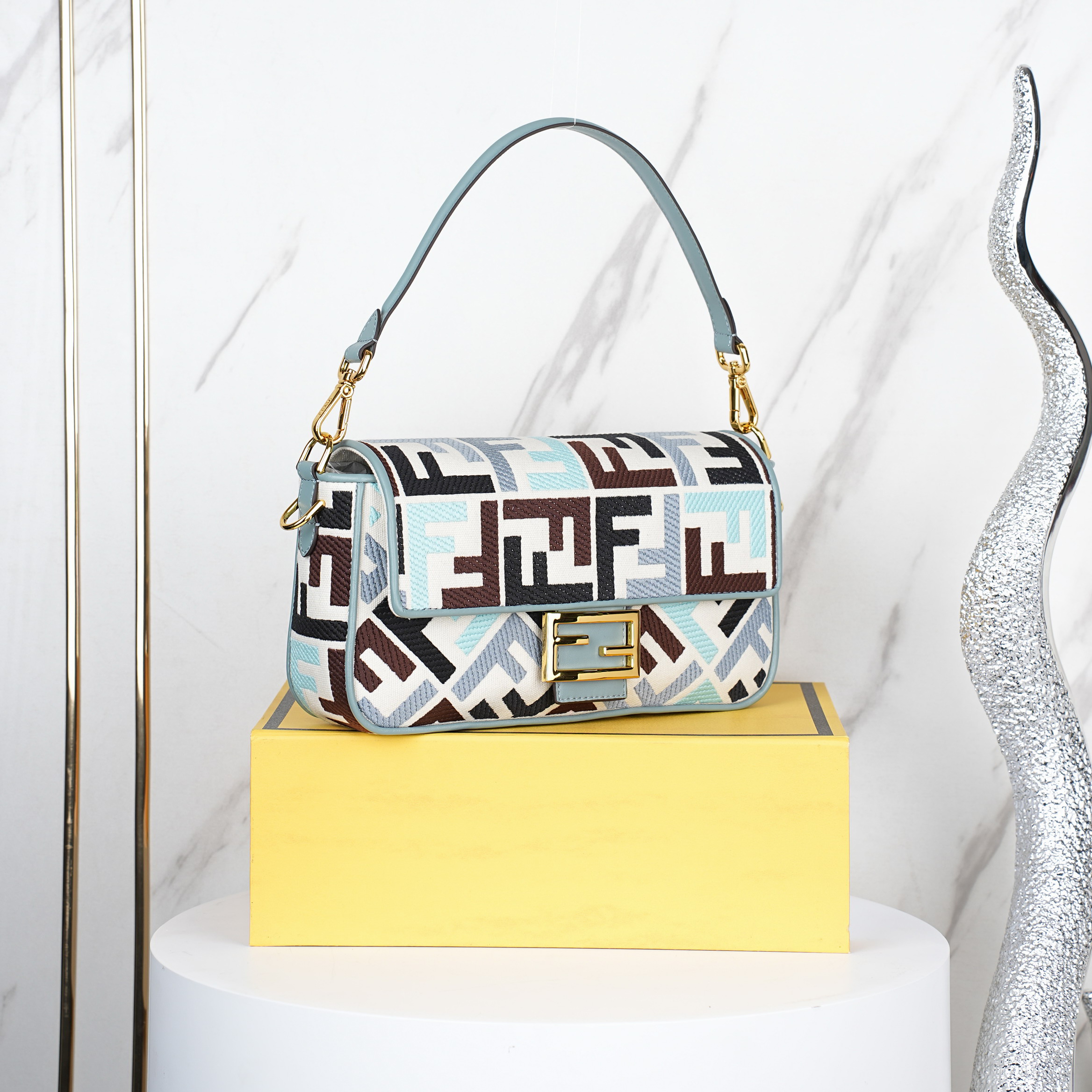 Fendi baguette 27x6x14cm jj1_2