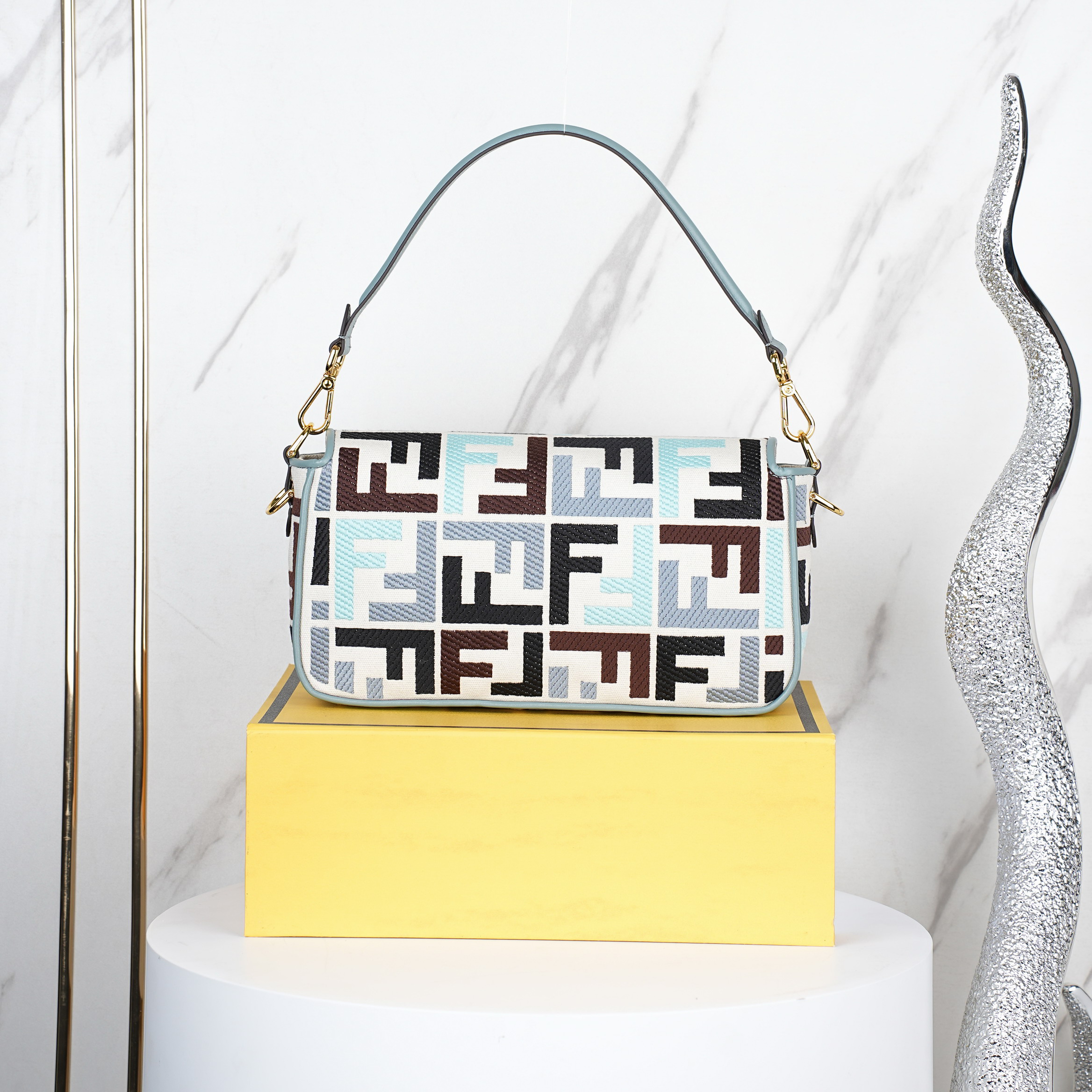 Fendi baguette 27x6x14cm jj1_3