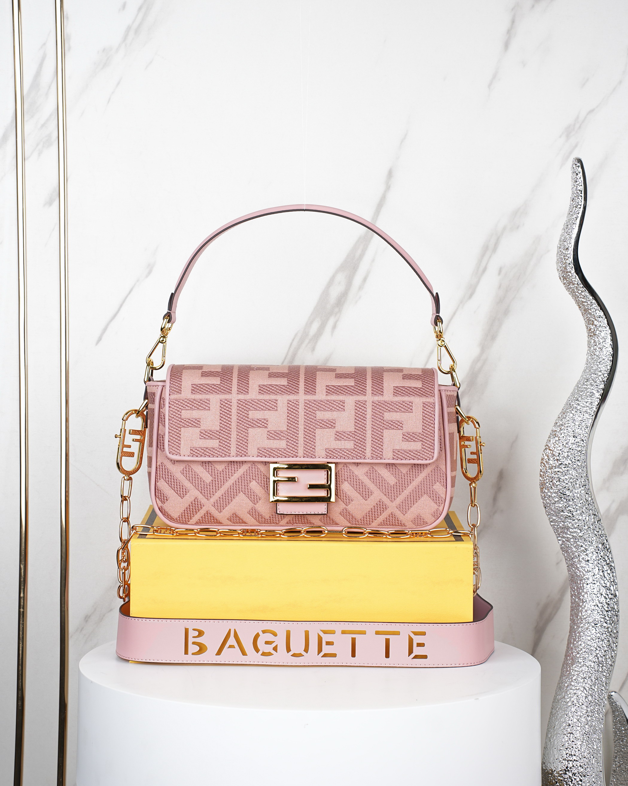 Fendi baguette 27x6x14cm jj3_1