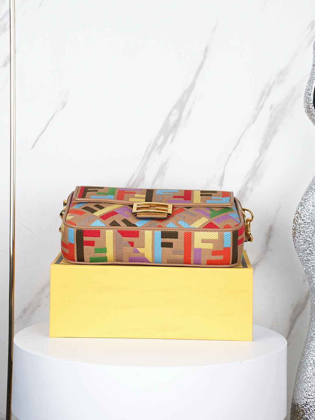 Fendi baguette 27x6x14cm jj7_3