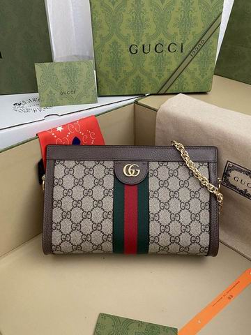 Gucci 503877啡pvc 26x17x8cm ww