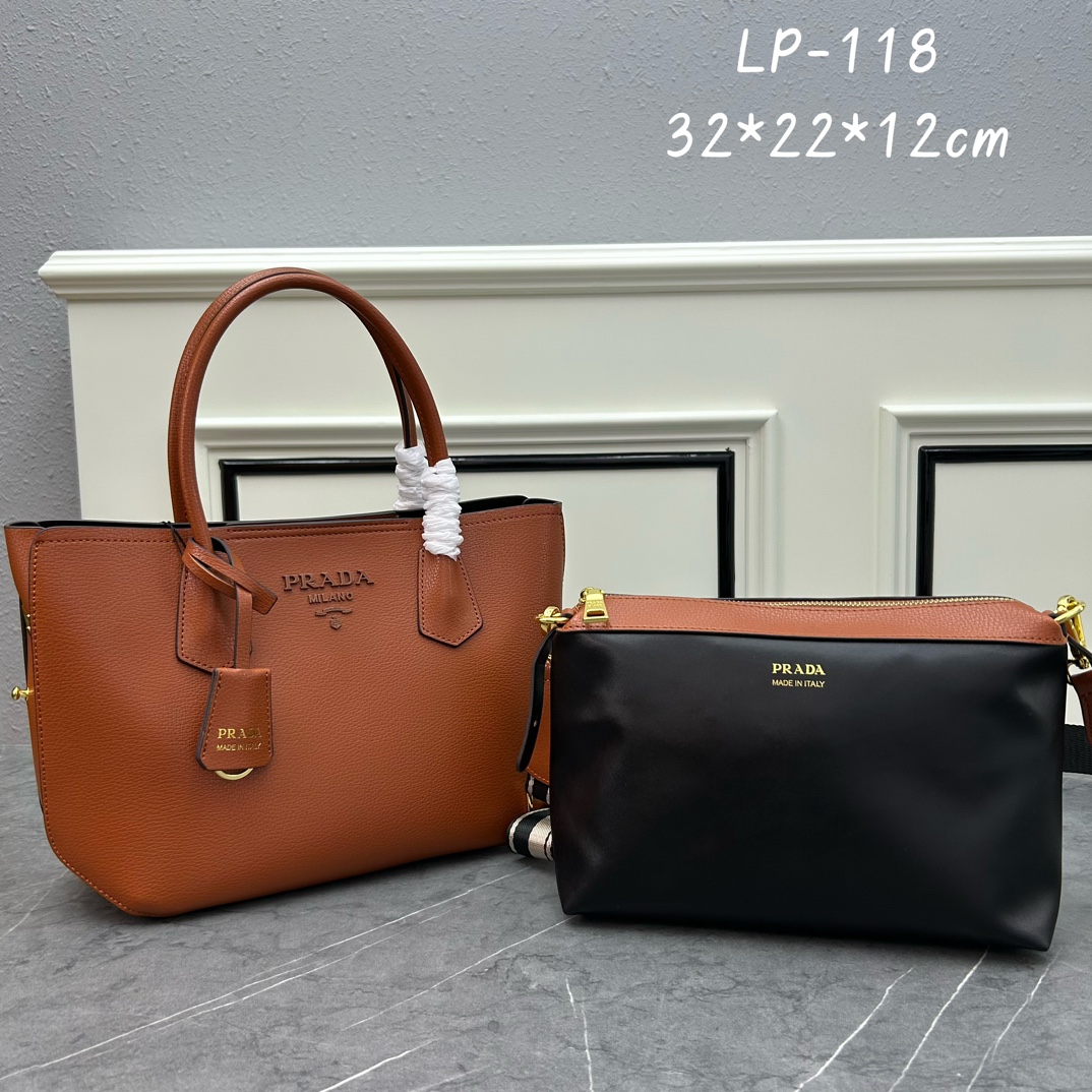 Prada PL-118 32x22x12cm ww2