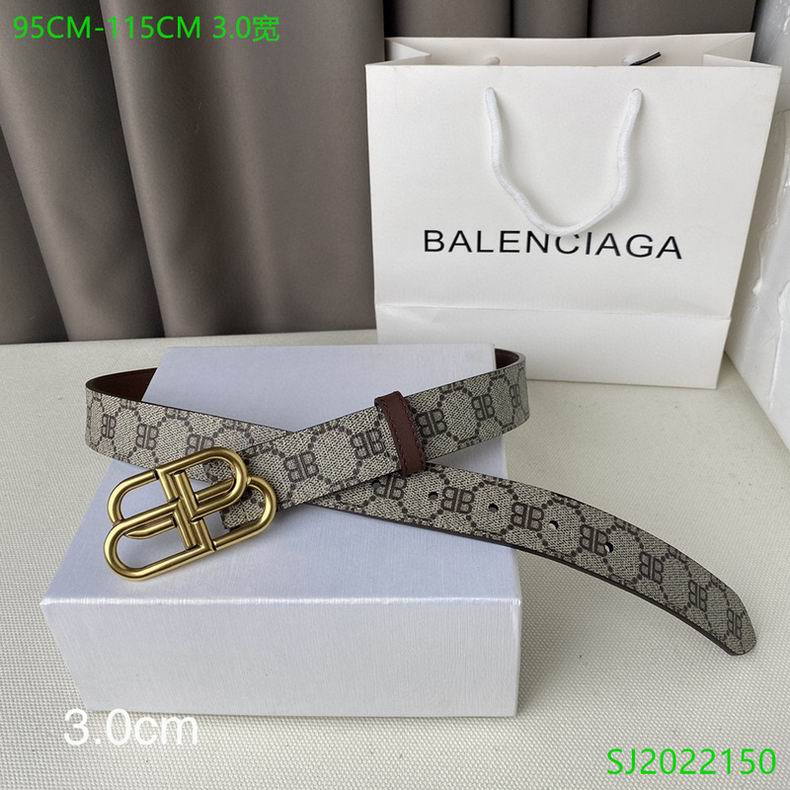 Balenciaga Belt 30mmX95-115cm 7D (1)