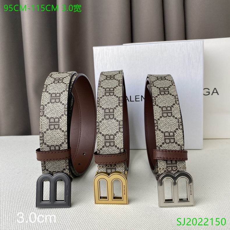 Balenciaga Belt 30mmX95-115cm 7D (8)