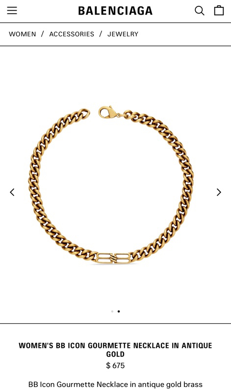 Balenciaga necklace 01lyr11 (8)