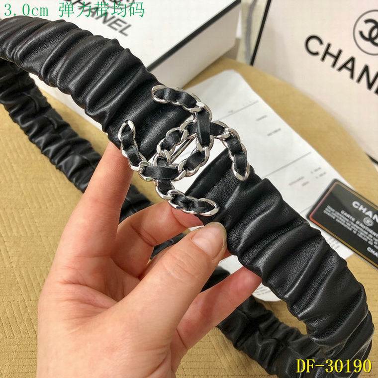 Chanel belt 30mm 弹力带均码 8L (15)