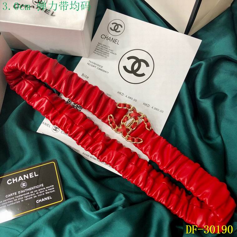 Chanel belt 30mm 弹力带均码 8L (19)